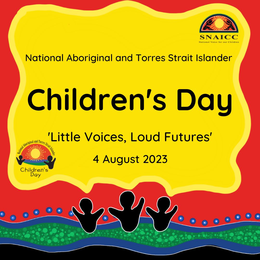 This year’s National Aboriginal and Torres Strait Islander Children’s Day theme is ‘Little Voices, Loud Futures’.

We are raising awareness for the bright futures of our children and the potential for their voices to pave a new path for our nation.

#LittleVoices #LoudFutures