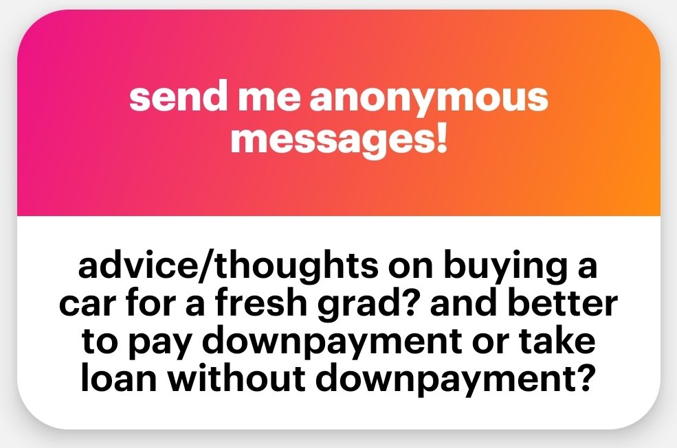 marcus_keong's tweet photo. My opinions on buying a car:

1) If you drive long distance often, get a new car. Else, buy a used car.
2) Always pay the most down payment if it doesn't affect your finance.
3) If possible, choose a car loan with the shortest term.

What's your take when buying a car? https://t.co/xxeyifh90R