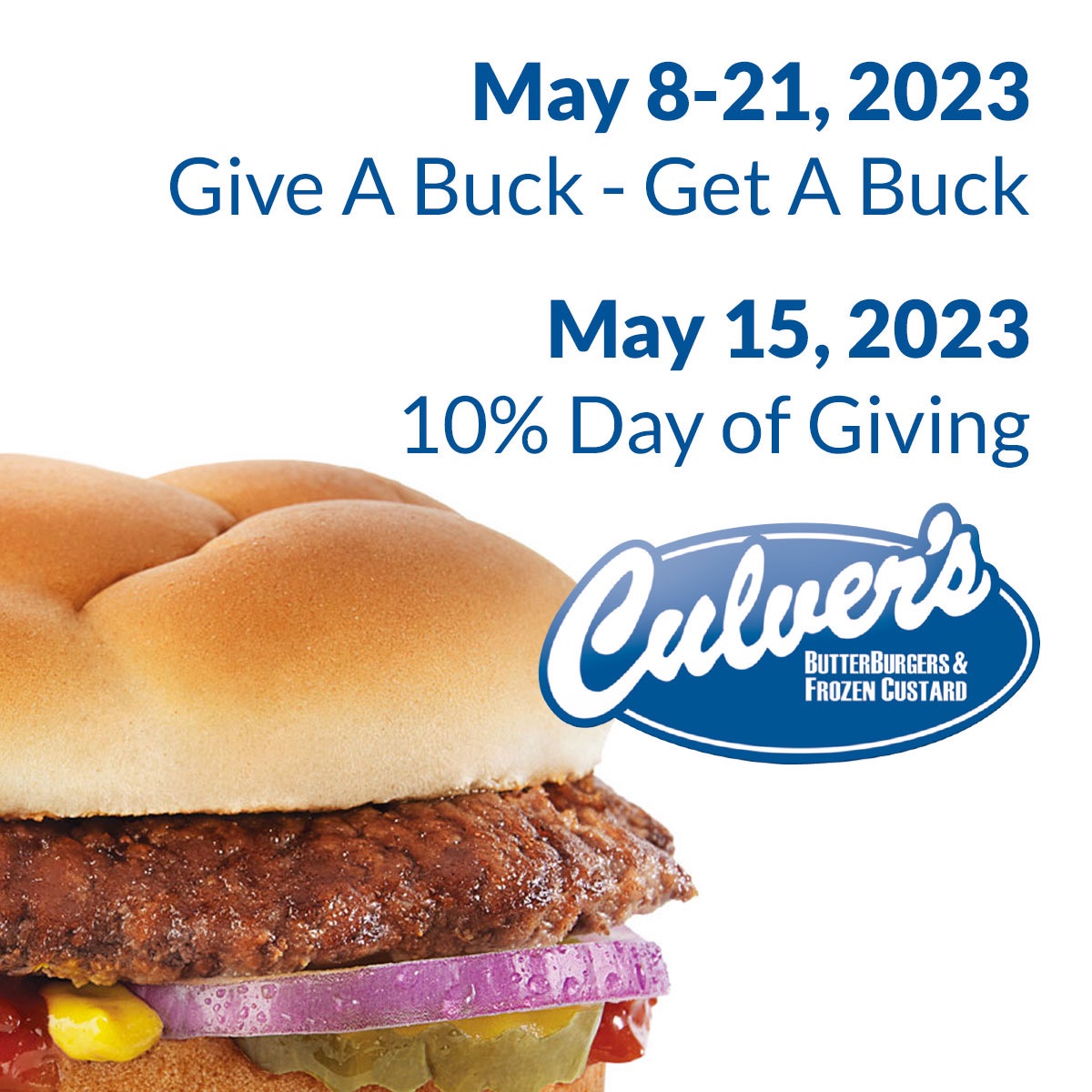 Randy Shaver Fund (@rscrcf) on Twitter photo SAVE THE DATE! Proceeds Benefit the Randy Shaver Cancer Research and Community Fund!! Thank you Culver's!
<a href="/culvers/">Culver's Restaurants</a> SAVE THE DATE! Proceeds Benefit the Randy Shaver Cancer Research and Community Fund!! Thank you Culver's!
<a href="/culvers/">Culver's Restaurants</a>