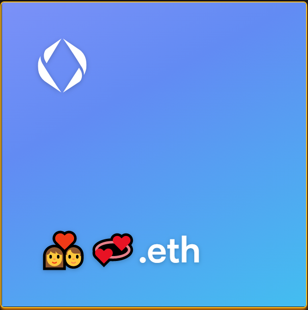 Welcome for all offers
👩‍❤‍👨💞.eth
#opensea #OpenSeaNFT #OpenSeaCollection #OpenSeaMarket #openseamarketplace
now for sell here on
ens.vision/name/%F0%9F%91…
#ens #domain #ensdomains #ensdomain #domains $ENS
<a href="/ensdomains/">ens.eth</a>
#ENS $ENS #NFTs #NFTCommunity #nftcollectors #web3