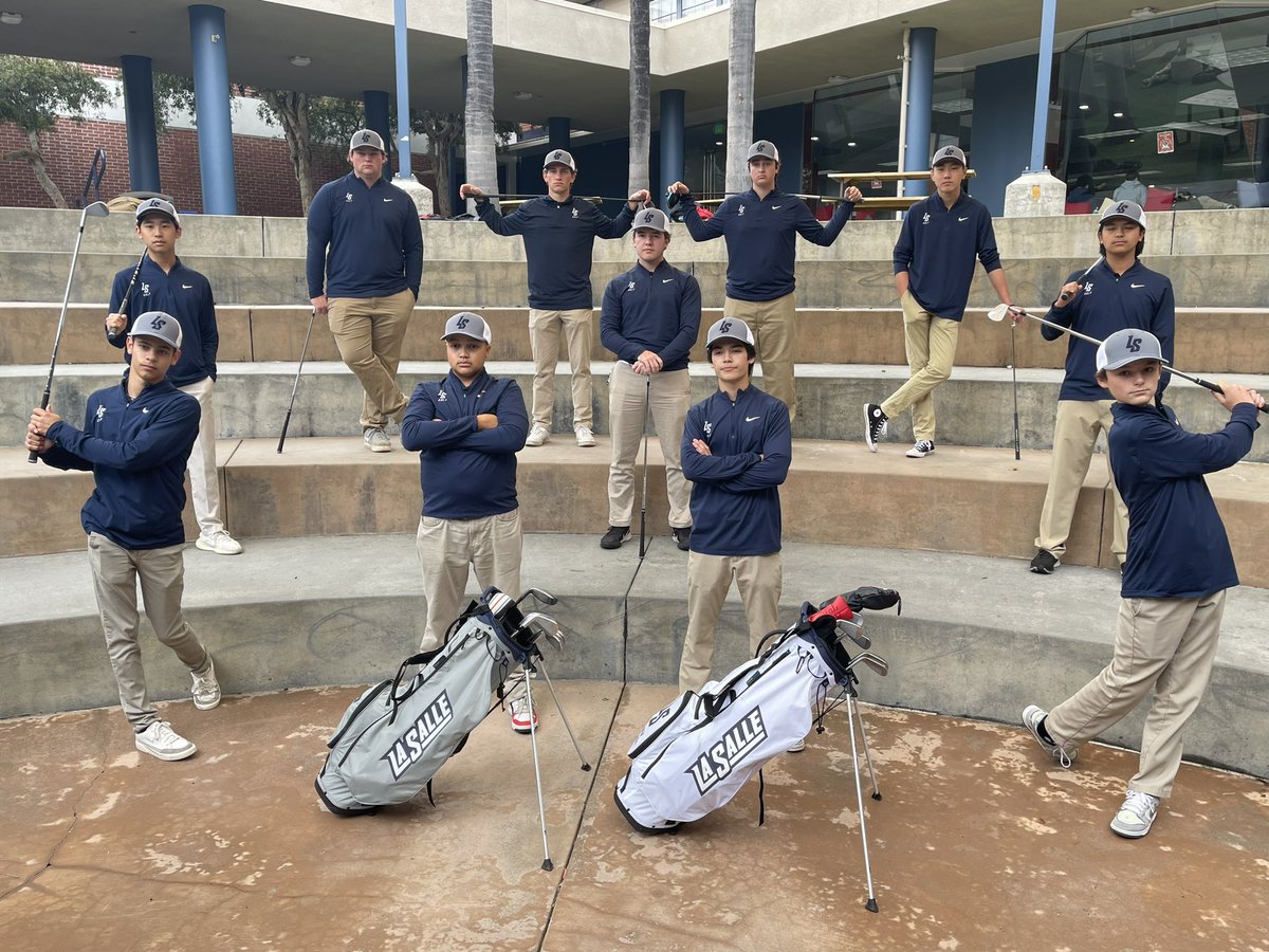siyernest's tweet photo. Boys Golf @LaSalleLancers defeats St. Paul and claims the Del Rey League regular season title. 8-0 in league, 12-4 overall. Next stop: Del Rey League Finals, CIF Individual Tournament and CIF Team Tournament. https://t.co/p1LKgHRE3R