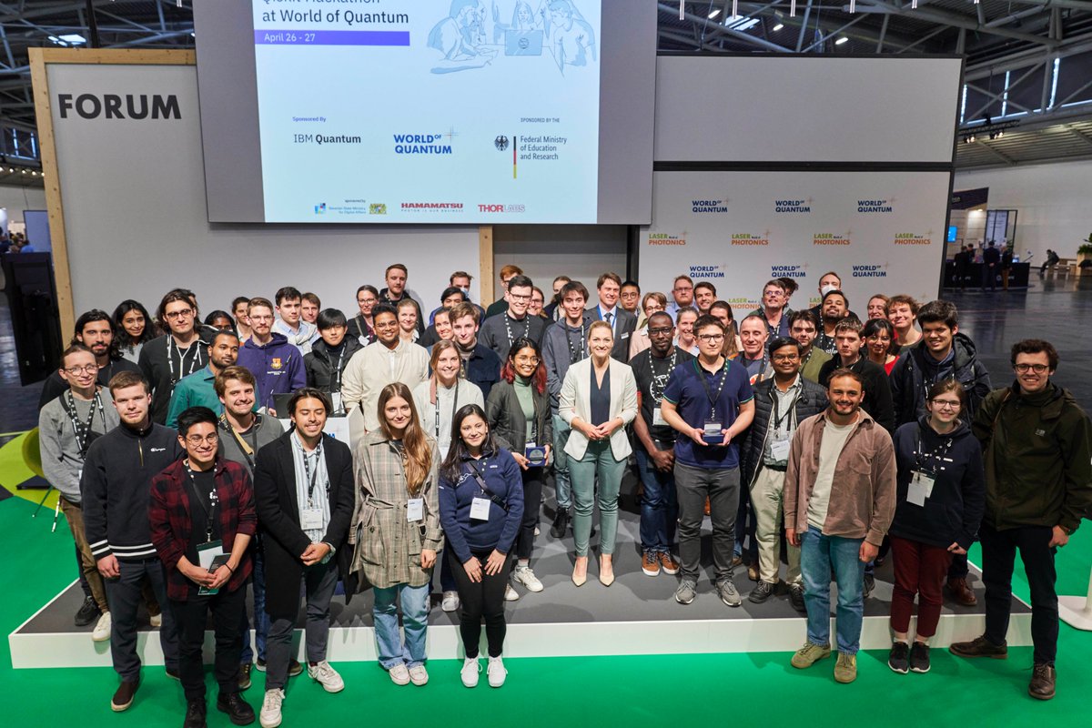 Qiskit (@qiskit) on Twitter photo The Qiskit Hackathon at the #WorldofQUANTUM is back! 
Join us this June in Munich for an immersive competition featuring live engagement, teamwork, and mentorship by IBM Quantum researchers and developers. Registration opens next week: qisk.it/WOQ23 The Qiskit Hackathon at the #WorldofQUANTUM is back! 
Join us this June in Munich for an immersive competition featuring live engagement, teamwork, and mentorship by IBM Quantum researchers and developers. Registration opens next week: qisk.it/WOQ23