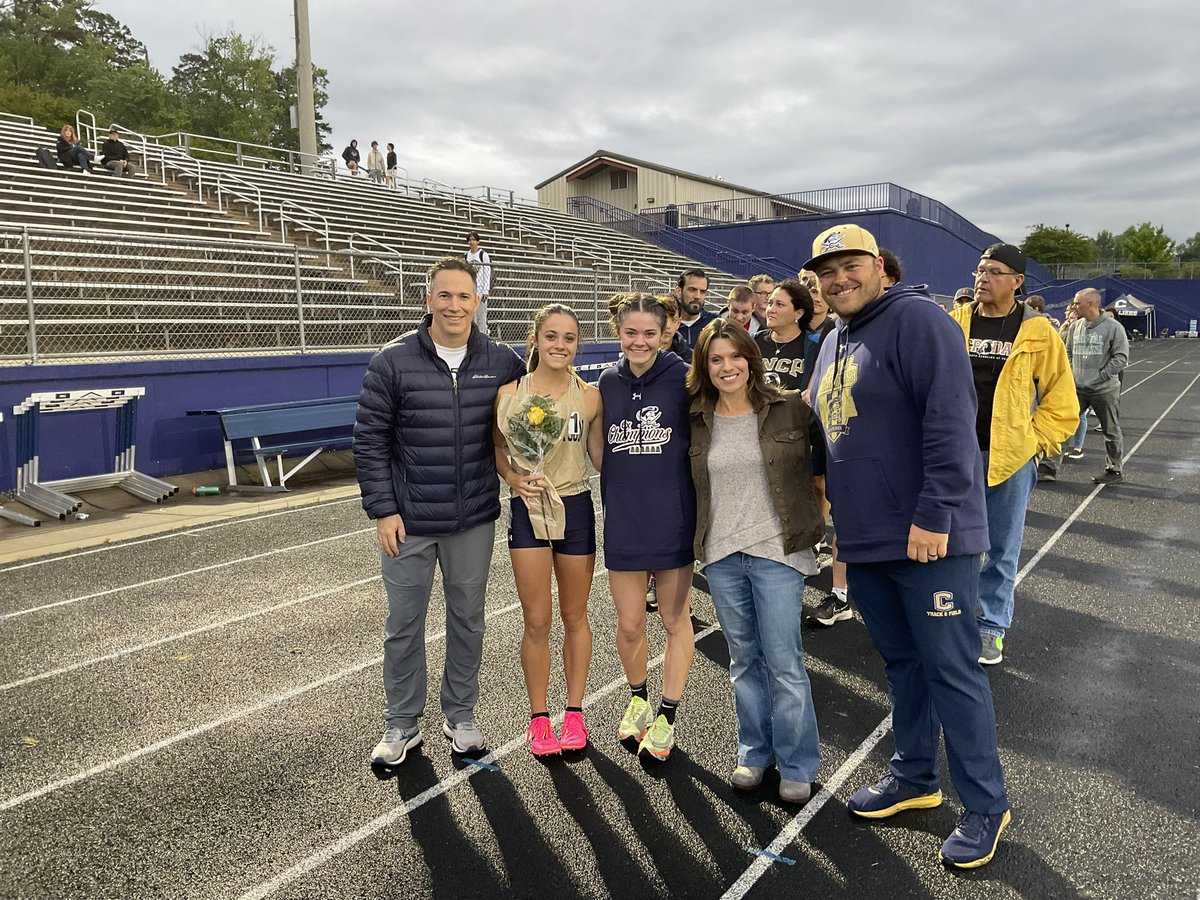 <a href="/AlyssaPreisano/">Alyssa Preisano</a> goes NC #2 and sets the new school record in the 3200 on senior night. Just amazing!!! #wintheday <a href="/xccoachwalsh/">Kirk Walsh</a> <a href="/jefferydstout/">Jeffery Stout</a> <a href="/AGHoulihan/">Andrew G. Houlihan</a> @NCRunners