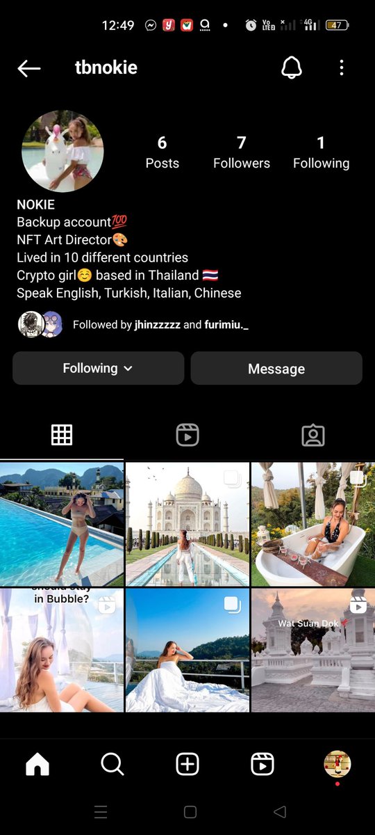 AisuuIceElf's tweet photo. @TBNOKiE Hi Nokie is this you? I think someone hacked your Instagram account and they're tryna sell crypto https://t.co/hOklDpJuXt