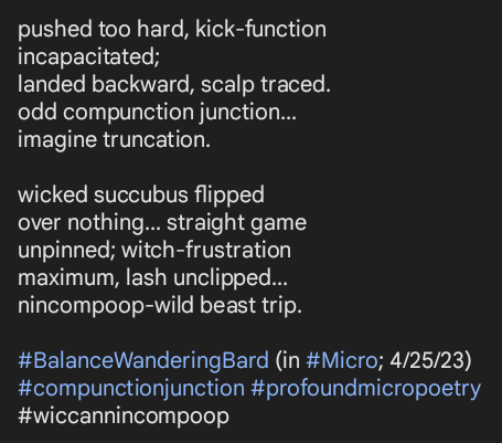 DougVolgenau's tweet photo. #PoetsTeeming #compunctionjunction https://t.co/B6fpsFej6p