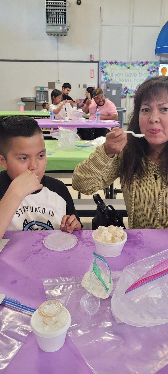 Family Science Night at Fremont was a success tonight! Thank you to the families that join us. Our families loved making ice cream on this Hot day. Fremont PALs are truly my MVPs Thank you!! <a href="/Team_BCSD/">Bakersfield City School District</a> <a href="/BcsdFace/">BCSD FACE</a> <a href="/JohnC_Fremont_/">John C. Fremont Elementary BCSD</a>