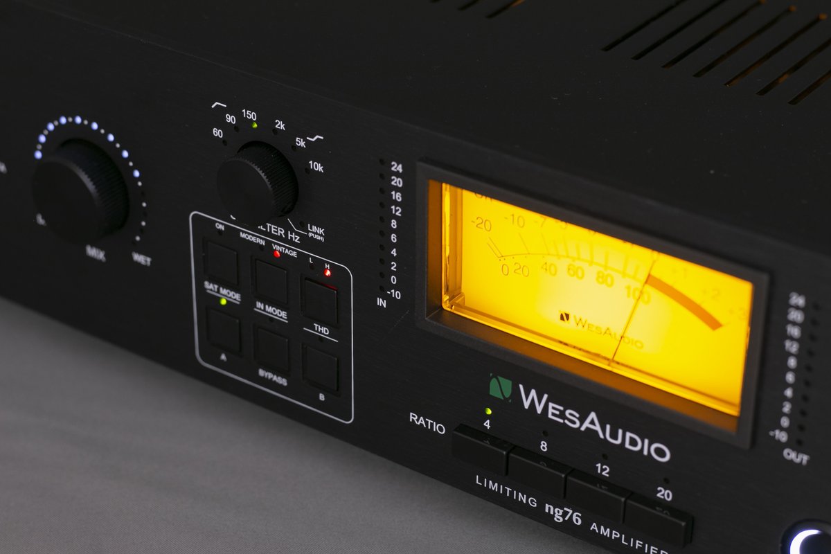Urei 1176をリファインしたWesAudio Beta76の発売から10年弱、大幅な進化を遂げた「ng76」が満を持して発売。