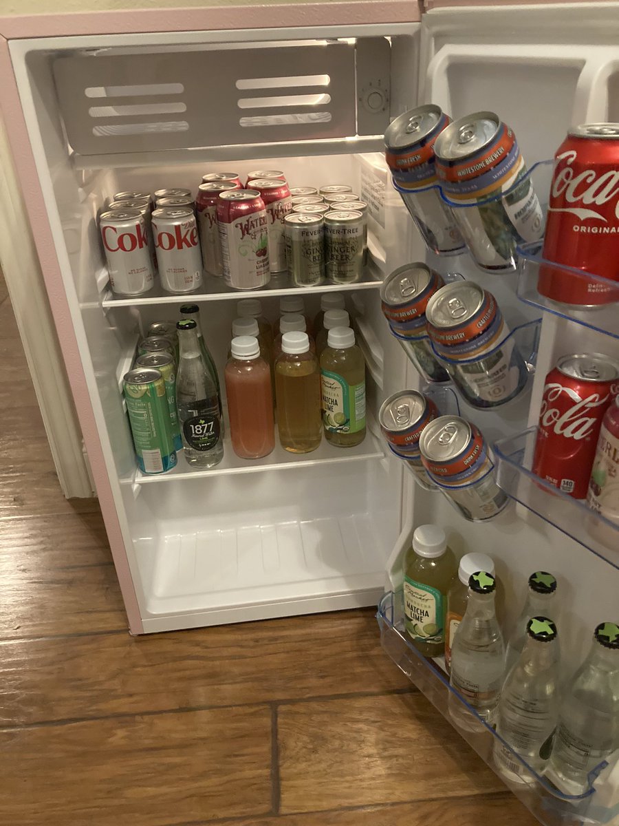 jettyspaghetty's tweet image. Barbie beverage fridge 💕 #sprinklesprinkle