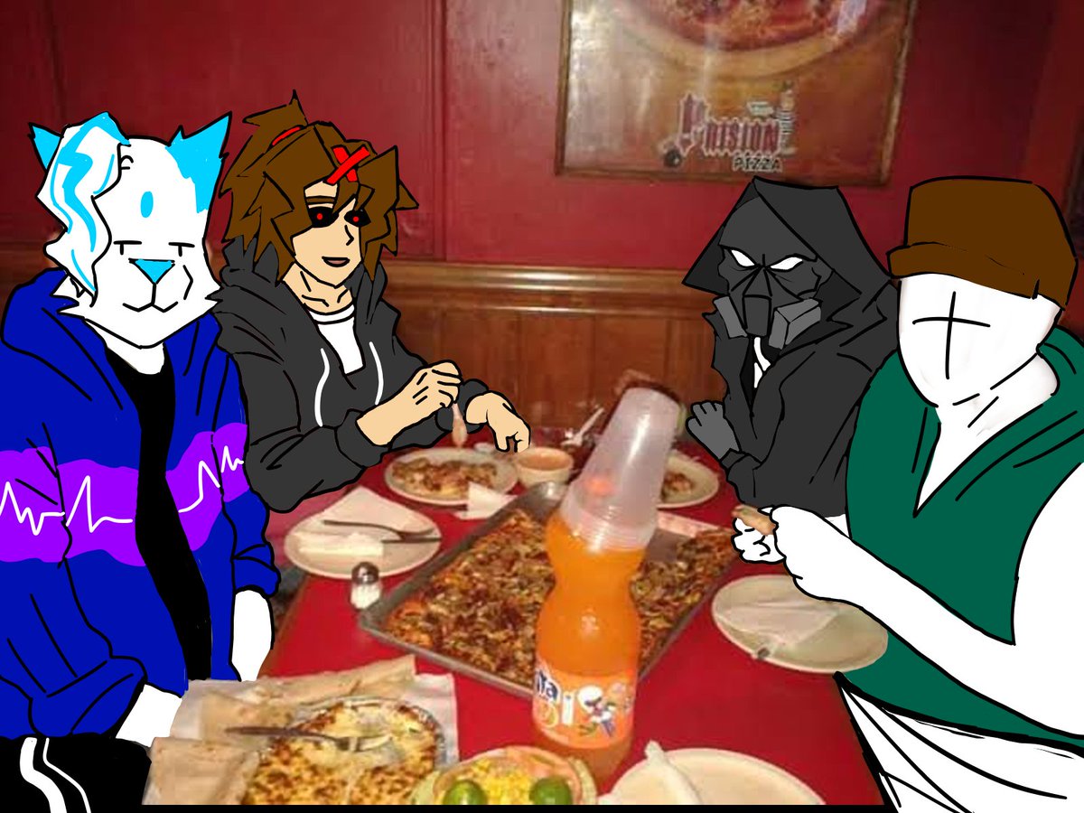 EL_GAMER_POBRE's tweet photo. Me @CumAshe @yesntisnotreal and @HardcoreLyfer 

Ario foto XD https://t.co/SEaDMcKbg8