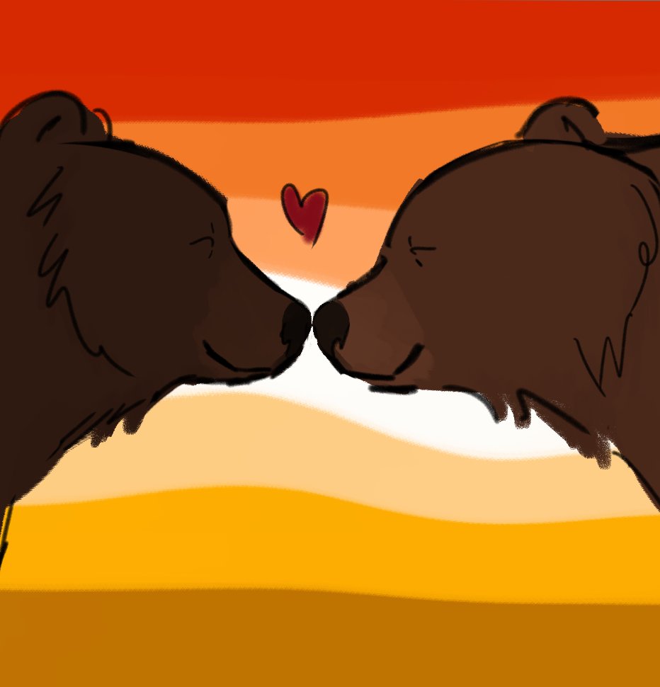 rubycumulous's tweet photo. butch bears for lesbian visibility day https://t.co/rHMAUJ2JOd