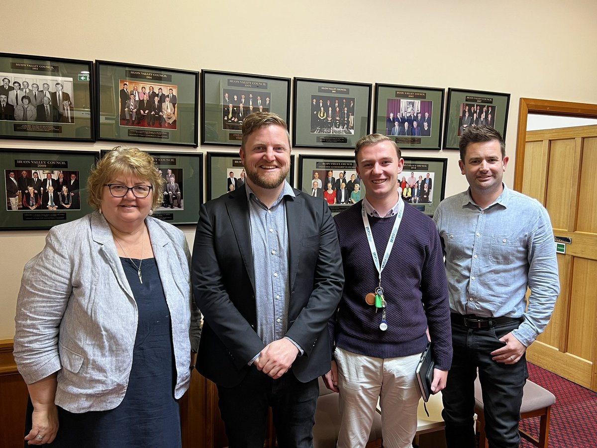 Luke Edmunds MLC (@lukeedmundsmlc) on Twitter photo Thank you to Huon Valley Mayor Sally Doyle and Deputy Toby Thorpe for welcoming <a href="/DeanWinterMP/">Dean Winter</a> and I for a chat about #lgtas & the review. #politas Thank you to Huon Valley Mayor Sally Doyle and Deputy Toby Thorpe for welcoming <a href="/DeanWinterMP/">Dean Winter</a> and I for a chat about #lgtas & the review. #politas