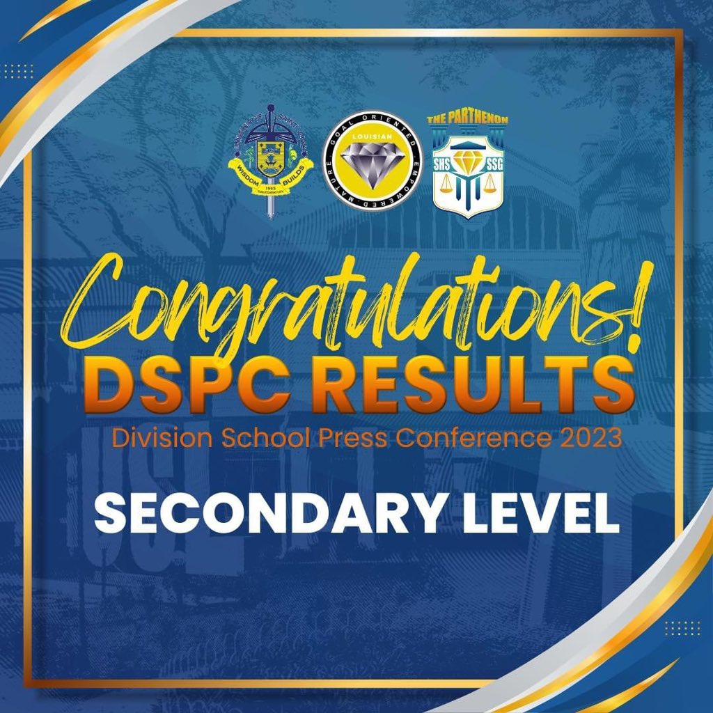 usl_seniorhigh's tweet photo. Conquered and now moving forward to conquer again!
We proudly present our Louisian GEMs who were qualified and will advance as participants in the Regional Schools Press Conference (RSPC).
π: https://t.co/oRltUaWD7l
#GEMpowered https://t.co/DBip8ubiT8