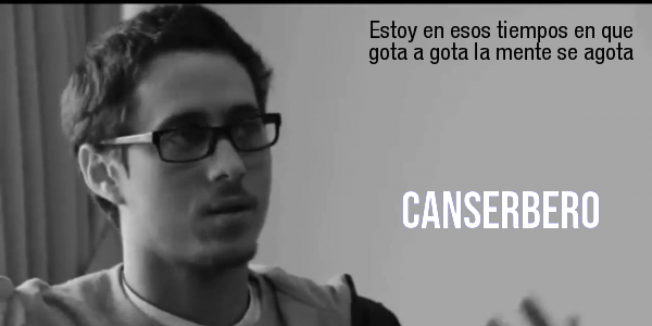 Estoy en esos tiempos en que gota a gota la mente se agota #Canserbero #FrasesCanserbero #CanserberoEterno