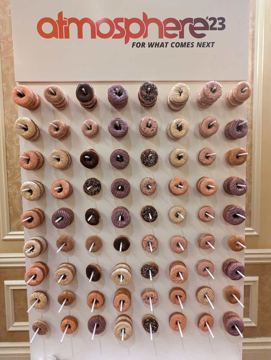 fsakkal's tweet photo. @ArubaNetworks #ArubaAtmosphere Challenges 
#1: try to catch all the Airheads sessions
#2: try not to get fat 😋 https://t.co/BDTUHwYkij