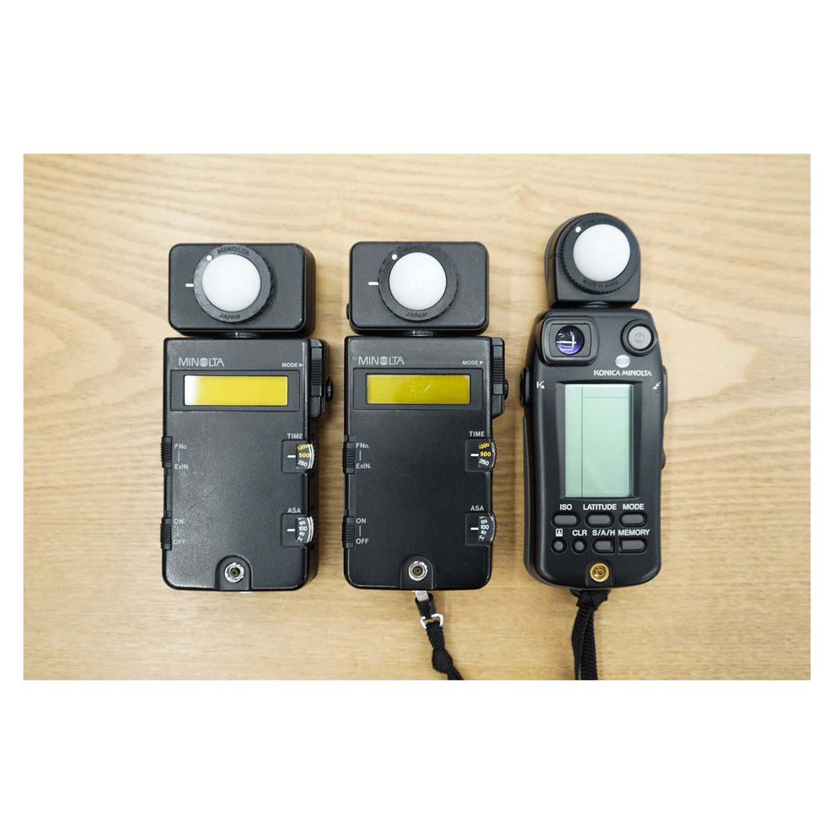 nisshincamera's tweet photo. .

【入荷情報】

MINOLTA
✨FLASH METER III
✨FLASH METER VI

使いやすい露出計です
📷フィルムカメラのお供に

#minolta
#flashmeter
#露出計
#木目が綺麗 https://t.co/tnHTSR93Cd