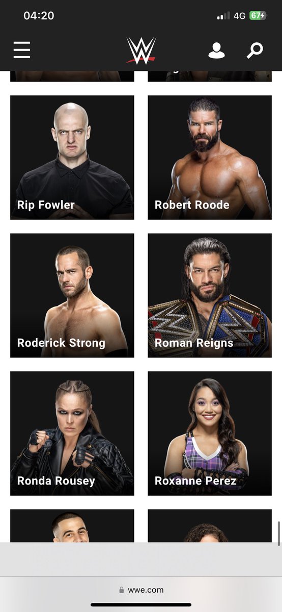 AdamGoldberg28's tweet photo. Roderick Strong is officially added to the AEW roster page. 

WWE has yet to move his profile to the alumni section of their website https://t.co/7vFpGlAK7W