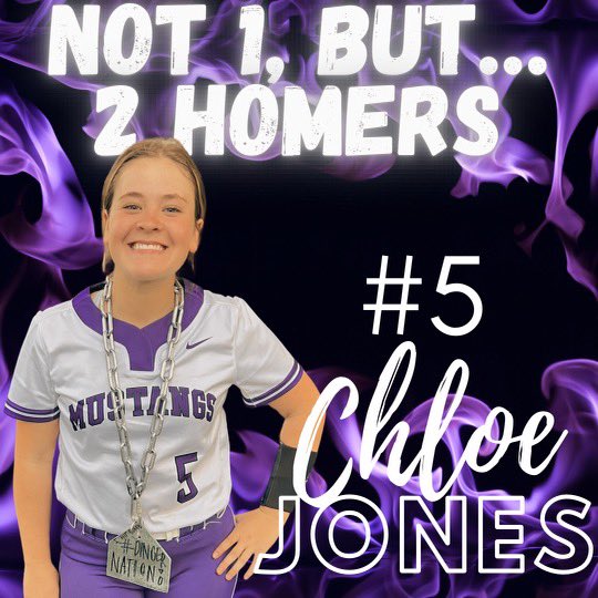 LAmustangSB's tweet photo. Big comeback win today lead by some hot bats!  Congrats @Chloe_F_Jones on 2 more dingers!  👏🏼💪🏼. @LipscombAcademy https://t.co/zHc8TltQNc