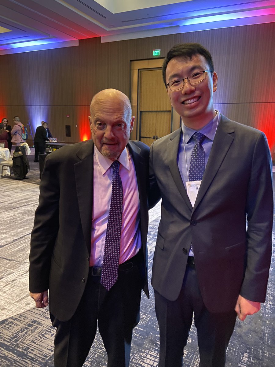 HardyDing1's tweet photo. Also, I definitely had to get a photo with the one and only @jimcramer at the #CommitmentToCures Gala. Thank you for hosting such a wonderful evening for us! #AANAM @ABFbrain @AANmember https://t.co/3HQqkcj7VU