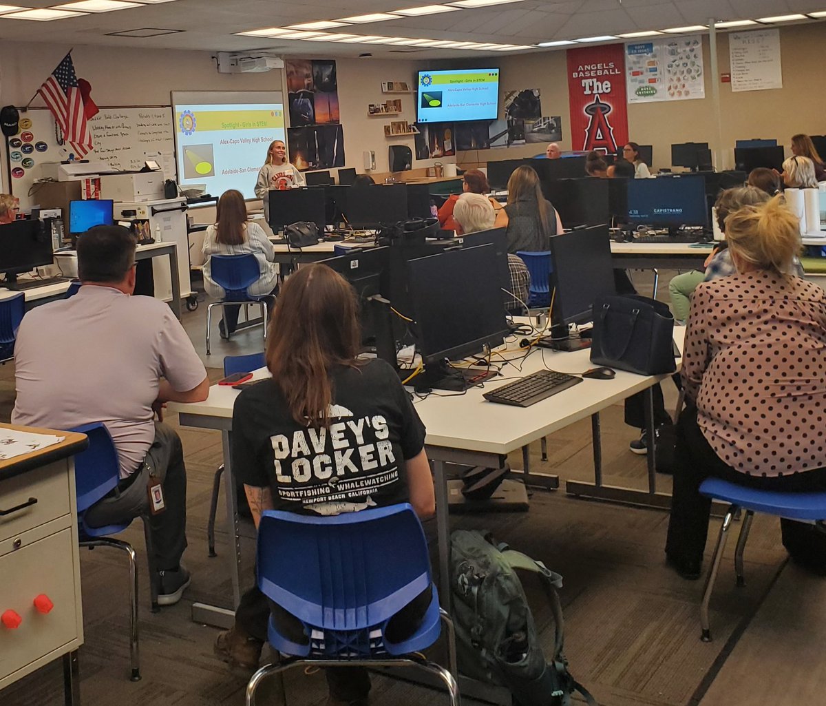 GauthierKaren1's tweet image. STEAM Advisory Board end of year celebration. 48 members, HS Girls in STEM, 10 community partners, Data Science courses at 4 HS next year, STEAM family feeder nights.  Never underestimate what a small group of people can accomplish. @CapoUnified @Capo_EdTech