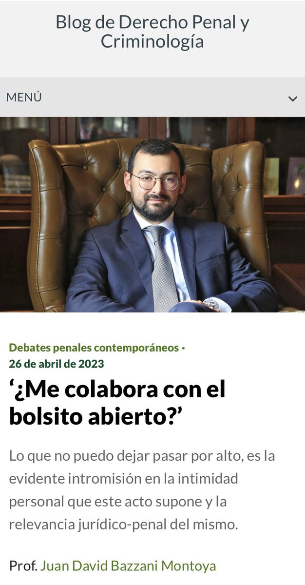 derechopenalUEC's tweet image. ¡NUEVA ENTRADA!🚨

“Todo esto nos recuerda la importancia de que las Cortes se pronuncien sobre los actos de policía y empresas de vigilancia, pues estas constituyen una de las principales vías de entrada del sistema penal”