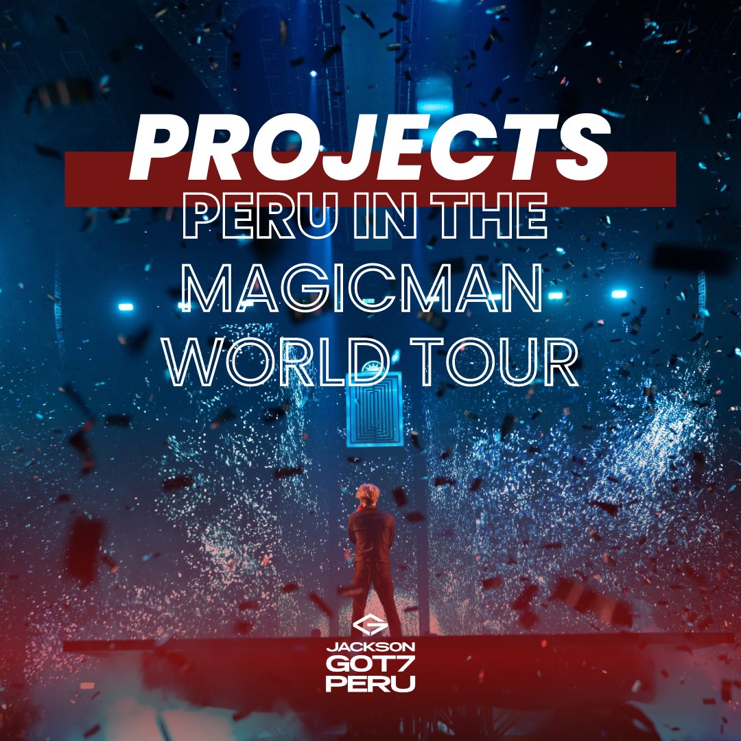 Jackson_G7Peru's tweet photo. ✧ 𝐏𝐑𝐎𝐉𝐄𝐂𝐓𝐒: ᴘᴇʀᴜ ɪɴ ᴛʜᴇ ᴍᴀɢɪᴄᴍᴀɴ ᴡᴏʀʟᴅ ᴛᴏᴜʀ
Empezamos con el anuncio de los proyectos que tendremos para este tour! 💪
Perú estará presente en el MAGICMAN WORLD TOUR 🇵🇪🖤
#Jackson #JacksonWang #JacksonGOT7Peru #Magicman #MAGICMANWorldTour https://t.co/Uc90qD02xL