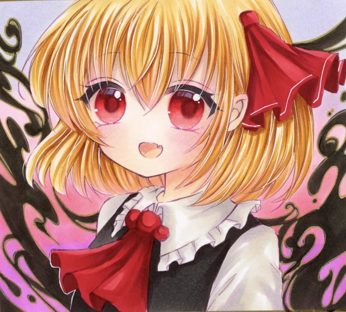 ルーミア #東方Project #コピックイラスト