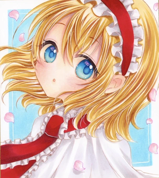 アリス  #東方Project #コピックイラスト