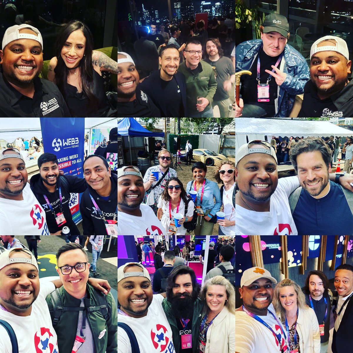 So many amazing people - don’t have words to describe the amount of brilliance and good energy we’ve been surrounded by 🙏🏾❤️

<a href="/consensus2023/">#Consensus2023</a> <a href="/syscoin/">Syscoin</a> <a href="/CoinDesk/">CoinDesk</a> <a href="/LaRoseDigital/">2% 🌹🔜 ETH Denver</a> <a href="/CryptoWendyO/">Wendy O</a> <a href="/proguerra/">Alex G</a> <a href="/OfficialRecorem/">Recorem🚀 | Web3 & Tech Hiring</a> <a href="/trondao/">TRON DAO</a>  <a href="/esmccalley/">ElizabethMcCalley.eth</a> @nickjam3s_eth @Web3EarthDAO