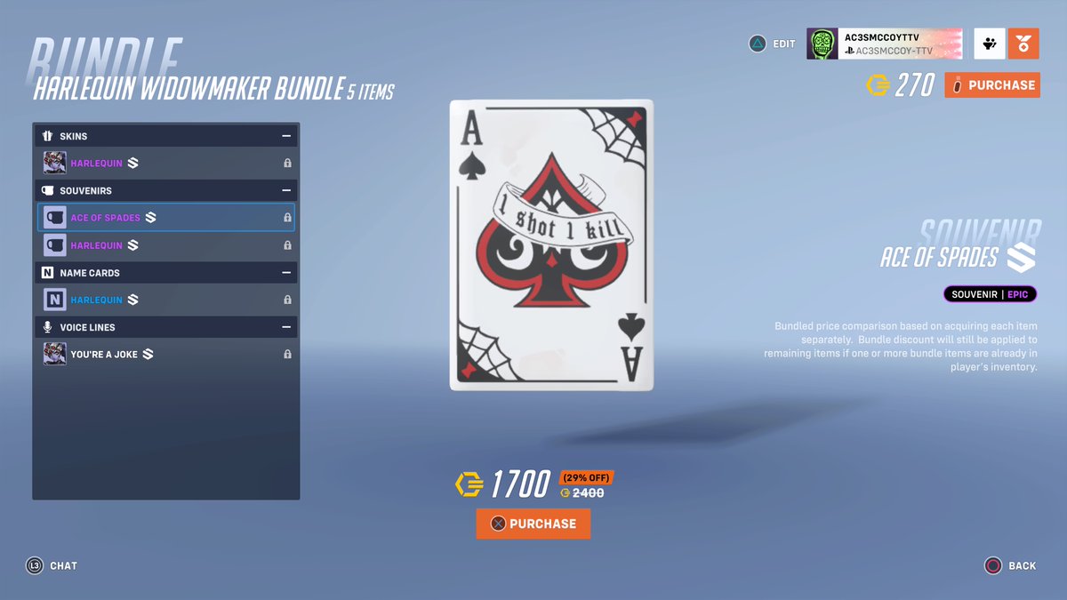 ac3smccoy's tweet image. Whats up Whats up #DIGIS so playin #overwatchcompetitive #overwatch and ran across this #beauty for the #aceofspades #subbies #helpyaboiout #help #anything helps venmo.com/ac3smccoy also WATCH me #kickitupanotch on #kick my #kickstarters kick.com/ac3smccoy