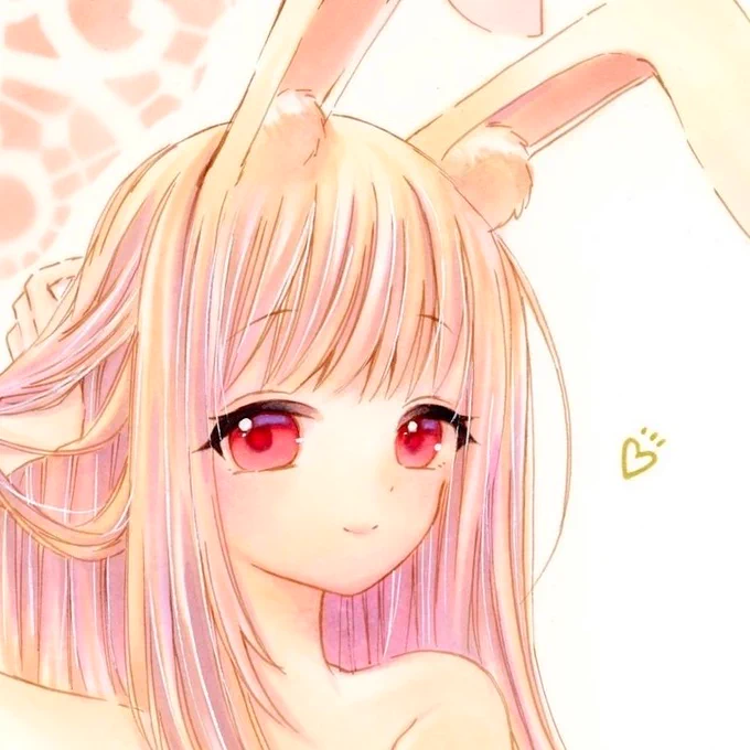 ウサギさん お顔だけ