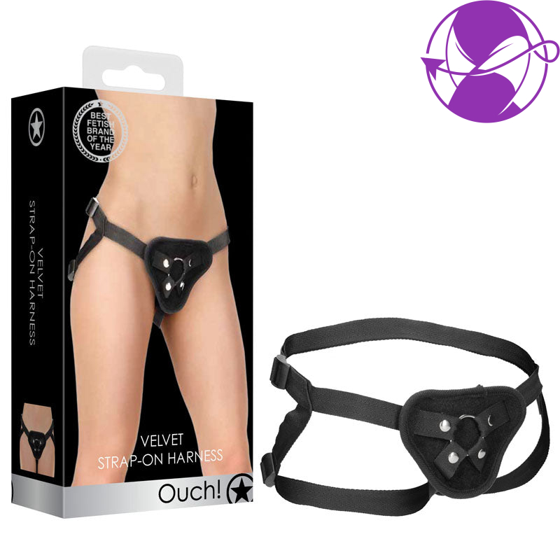Lustfulwhisper's tweet photo. 💜 OUCH! Velvet &amp; Velcro Adjustable Harness with O-Ring 💜 is now selling for only $41.78🤑
[Shots Media (Usd)]
Grab it while stocks last! - https://t.co/K2YsLXptSJ

#sex #sexshop #adult #adulttoys #bedroomfun #vibrator #dildo #women #buttplug #rabbit #sextoys #butt https://t.co/x3WanixcdM