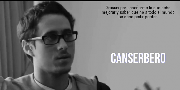 Gracias por enseñarme lo que debo mejorar y saber que no a todo el mundo se debe pedir perdón #Canserbero #FrasesCanserbero #CanserberoEterno