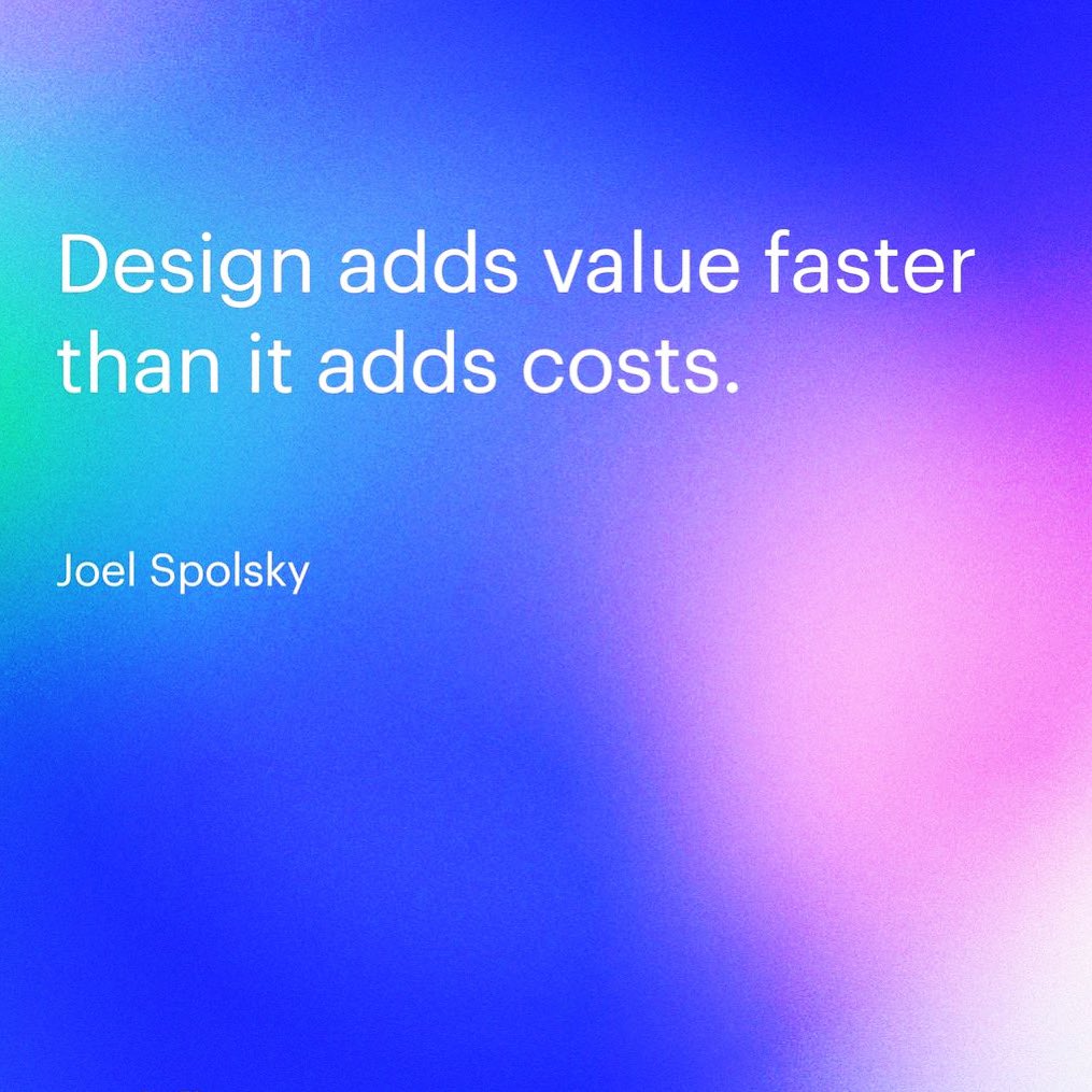 webscrollit's tweet image. Investing in great design isn&apos;t a cost, it&apos;s an investment that pays off in user satisfaction and increased revenue.
.
.
.
#designthinking #saascompany #webdesign #scrollit #madeinscrollit