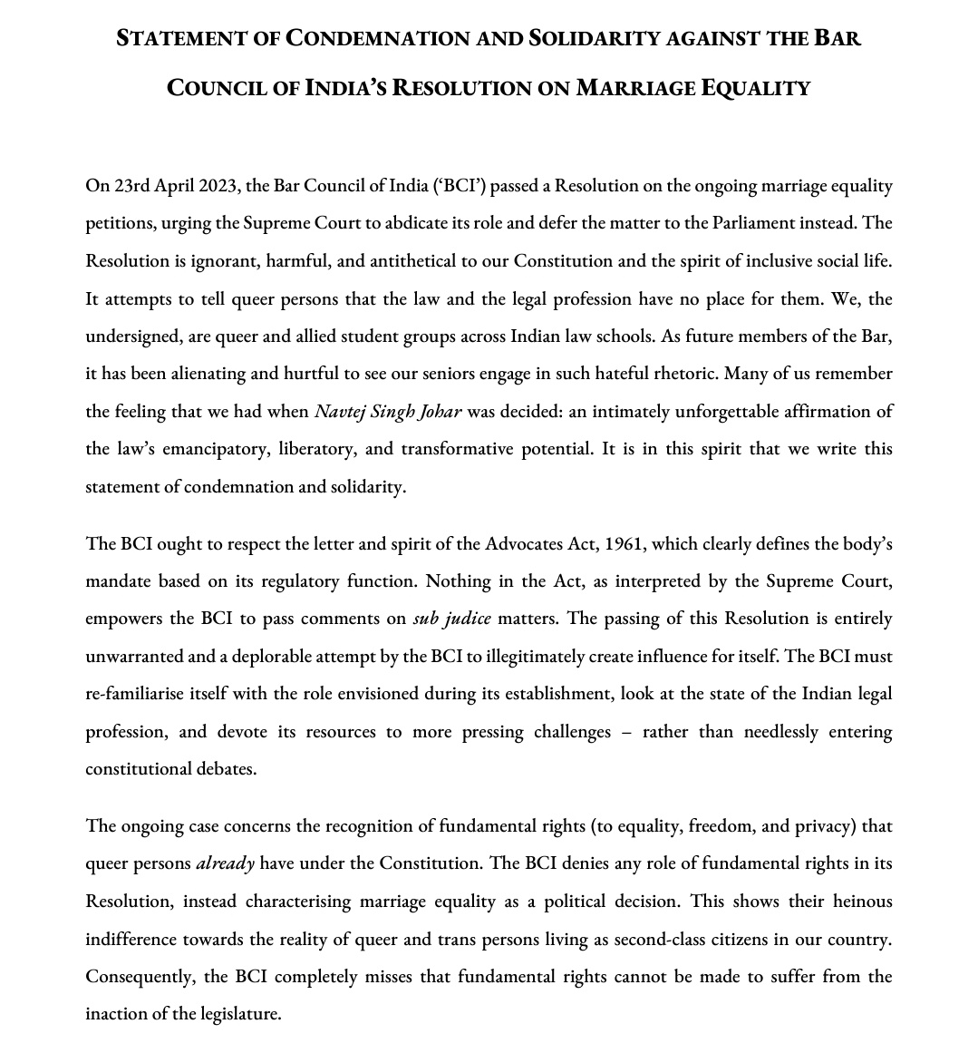 Bar and Bench tweet media