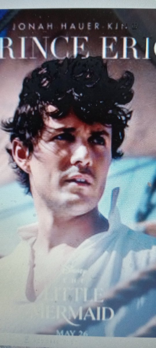 check out the poster of jonah Hauer king as prince eric #jonahhauerking <a href="/LittleMermaid/">The Little Mermaid</a> #TheLittleMermaid <a href="/Disney/">Disney</a>