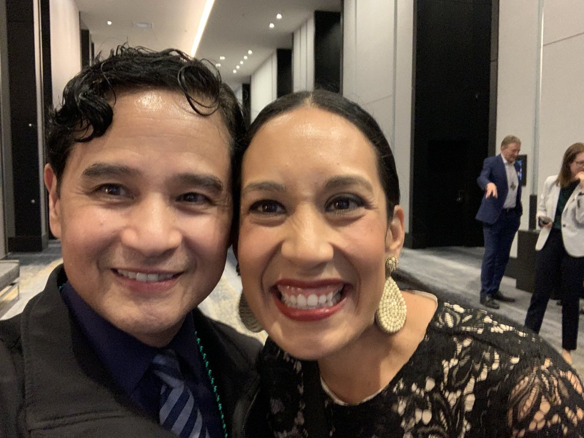 llouieotr's tweet photo. It was great to finally meet @vgwilburn Indiana State Representative and #OT #occupationaltherapist at the #AOTAINSPIRE23 conference in @KansasCity. Thank you for your service & representing occupational therapy! #aotpac #aotoacdir5 https://t.co/xHxW1AA9a7