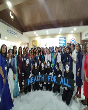 StJohns_Blr's tweet photo. 17th April: Health education program conducted at #SJMCH #OPDFoyer on account of #WorldHealthDay, celebrated by #SJCON Nursing students.
Dr Aravind Kasturi #CMS #SJMCH was #ChiefGuest
@StJohns_Blr Senior Executive members also graced the occasion https://t.co/AkhuRZ6jra