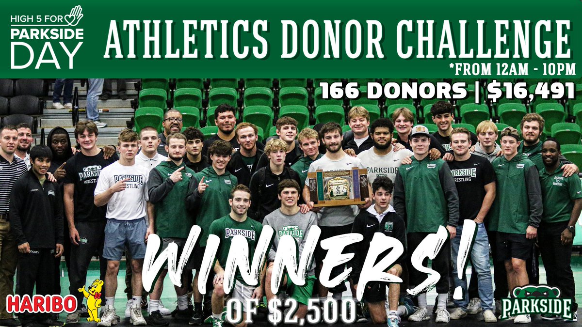 RangerAthletics's tweet image. THANK YOU RANGERS 
22-hours, 680 donors, $6,750 unlocked for Parkside Athletics Programs = HISTORY MADE! Thank you to everyone who made a RANGER IMPACT. #ParksideDay #CommitmentToCommunity