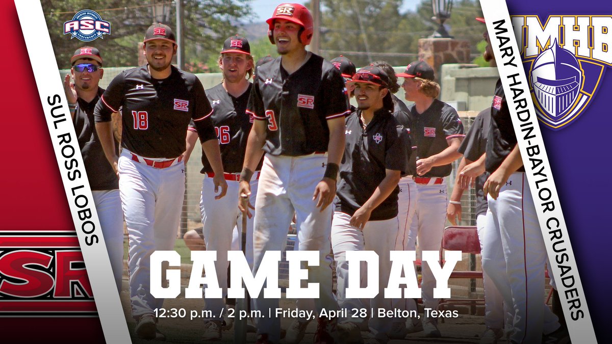 sul_sports's tweet photo. 🚨REGULAR-SEASON FINALE🚨
⚾️Sul Ross State at Mary Hardin-Baylor
⏰12 p.m. / 2:30 p.m.
📍Belton, Texas | Red Murff Field
📺/ 📈https://t.co/KHmjKQIY6y https://t.co/cIL3WkkEF3