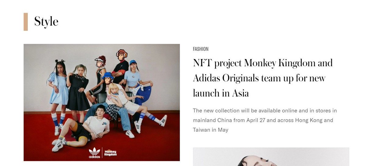 Web3 🤝 Web2

Have you heard that we've teamed up with <a href="/adidasoriginals/">adidas Originals</a> to bring a spring/summer apparel and footwear line to life?