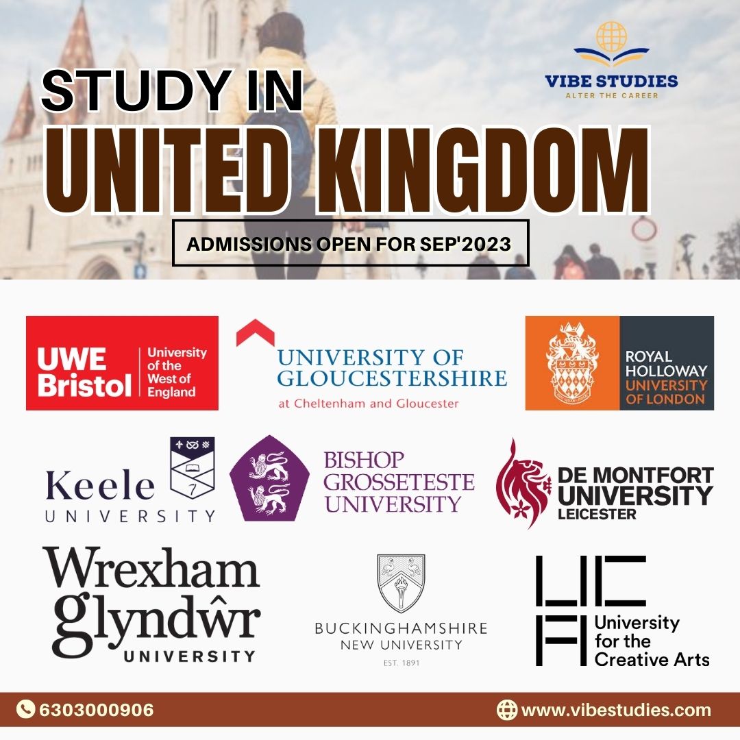 vibe_studies's tweet photo. Attention students! Are you considering studying in the United Kingdom? Admissions for September 2023 are now open at top universities. 
Apply now and take your step towards a bright future!

For more info send DM today!
Call or WhatsApp: 6303000906

#studyintheuk https://t.co/s3Cc7SjG6g
