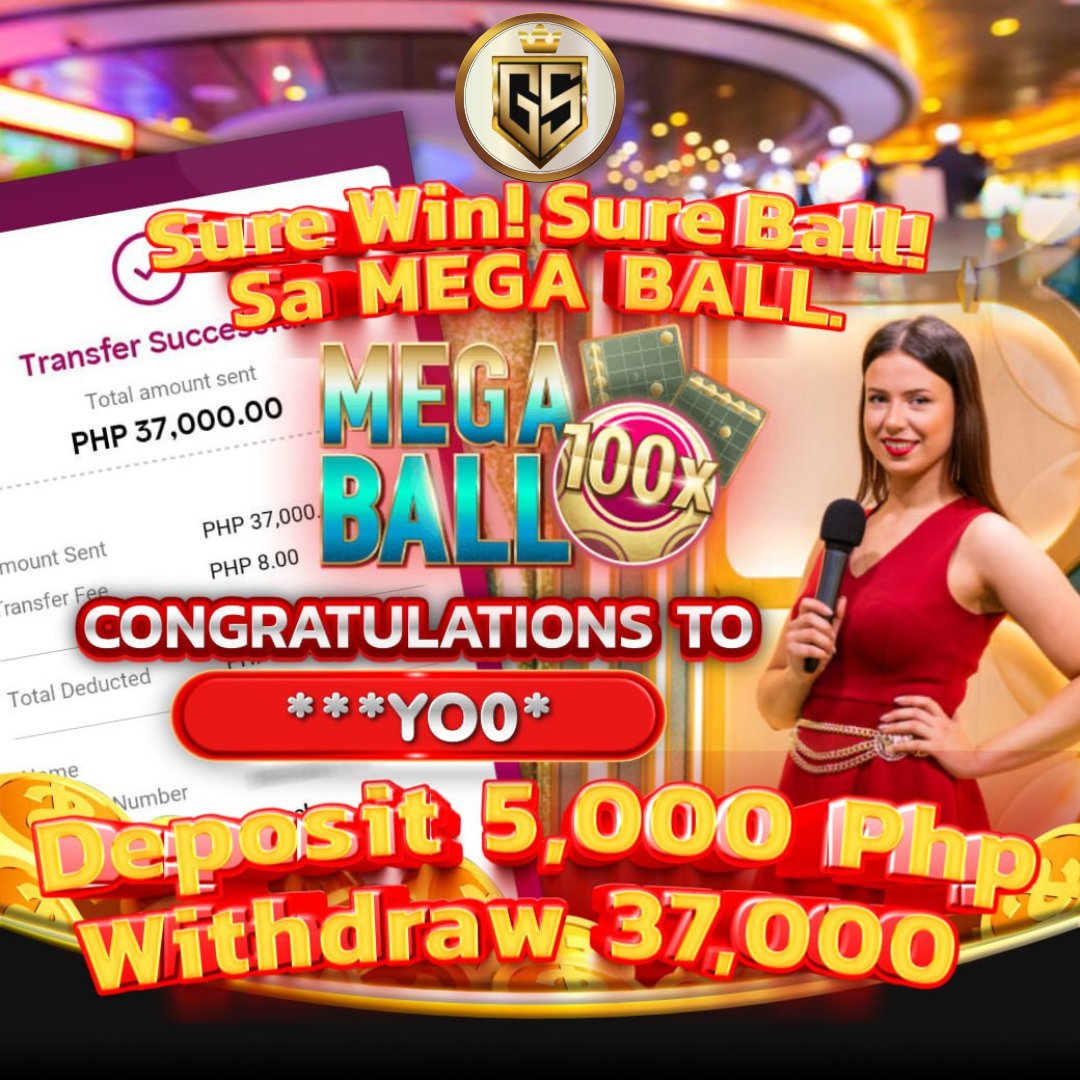 gs7729's tweet photo. ***YO0* to player Win for 15,000P in the game of MEGA BALL🥳
🇵🇭 come to GS casino
🎰Link:https://t.co/2OcbRn6eg9
🎰TG:https://t.co/boTBCuUKHS
🎰YT:https://t.co/F0HeqRofj9
#GS #casino #Goldsand #agent #Philippines #SlotsGamesOnline #jackpot

⭕️Please use PAYMAYA or USDT to deposit https://t.co/p2EYOwOQG0