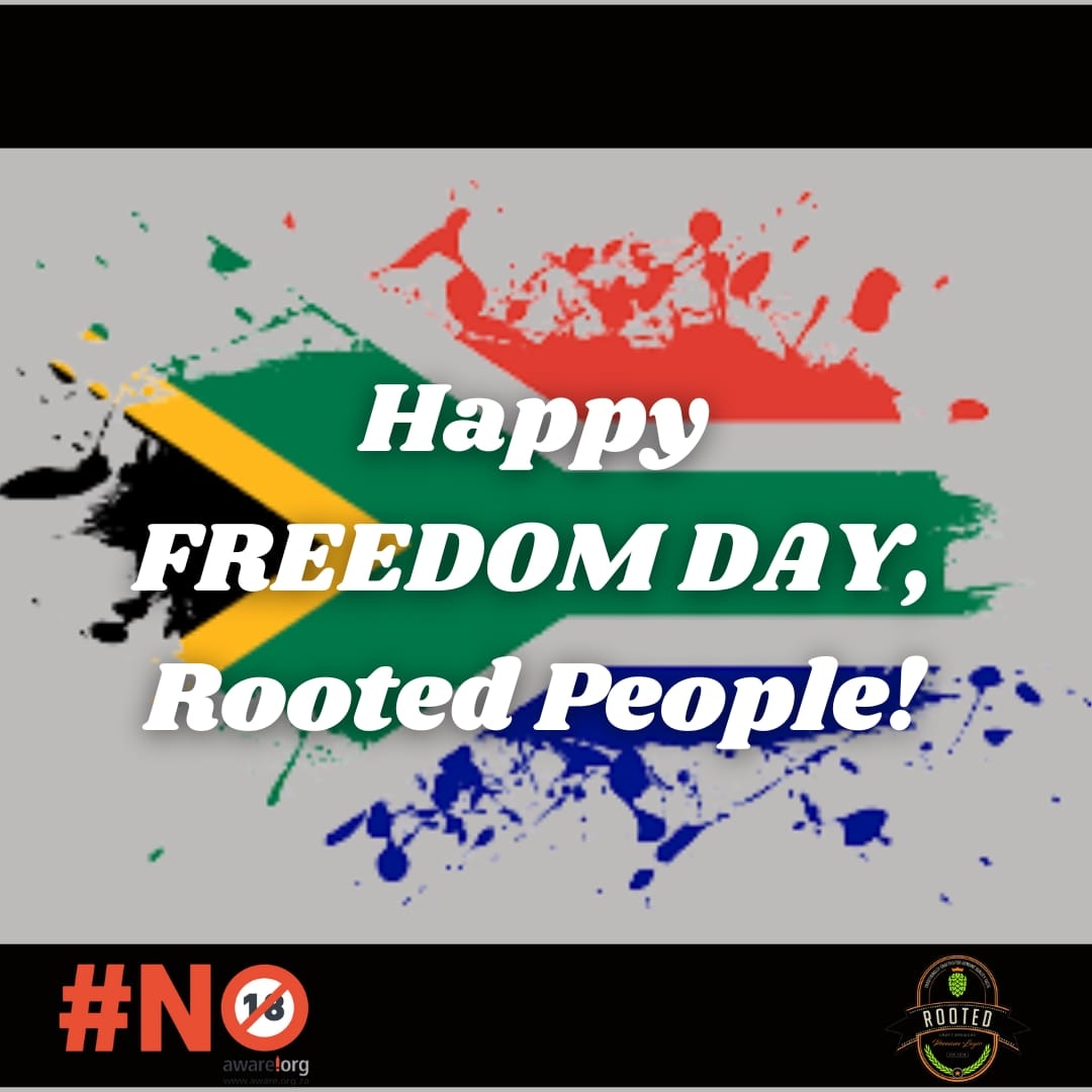 CraftRooted's tweet photo. A day to celebrate our democracy as South Africa, and to commemorate the heroes who contributed to this milestone.

Happy Freedom Day, Rooted People.

Enjoy responsibly.

#RootedPremiumLager
#RootedPeople
#craftbeerlovers🍻
#FreedomDay

📸🇿🇦: https://t.co/4BuSrT9S1G https://t.co/37UPKrMkRe