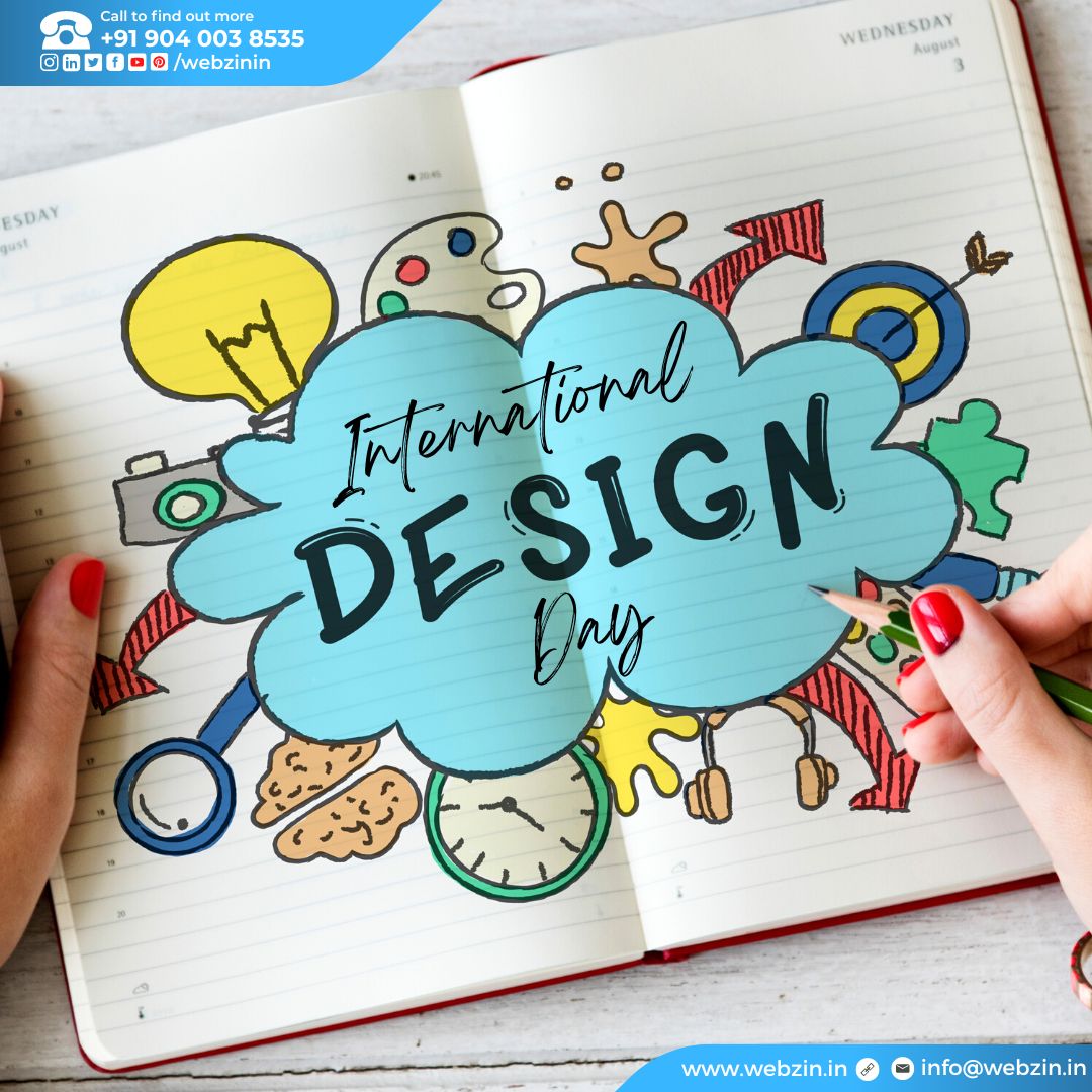 webzinin's tweet photo. Today, we celebrate the art and science of design, and the impact it has on our world.

#InternationalDesignDay #DesignInspiration #DesignThinking #Webdesignindia #Webdesign #Webdevelopmentindia #webzininfotech https://t.co/1GVSNfBoXX