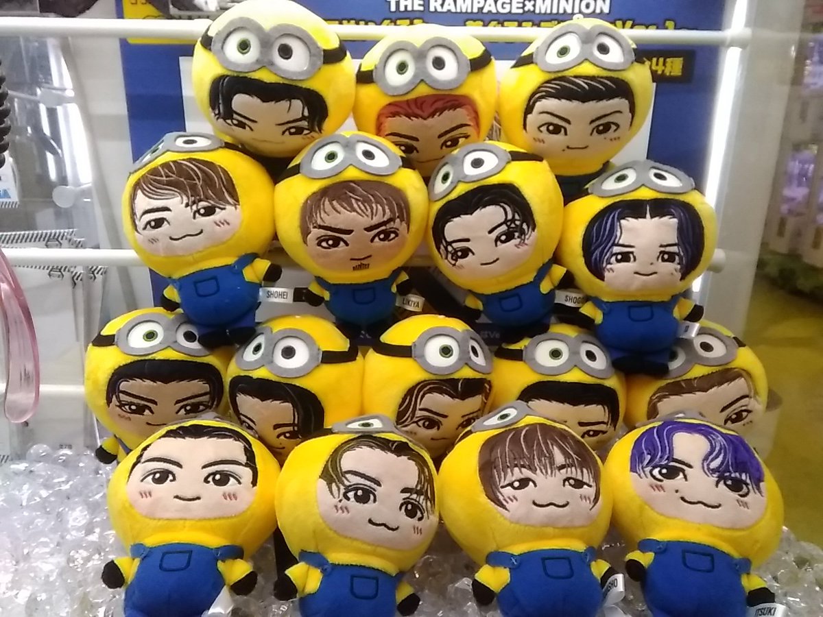 レビューで送料無料】 THERAMPAGE×MINIONミニぬいぐるみ~着ぐるみ