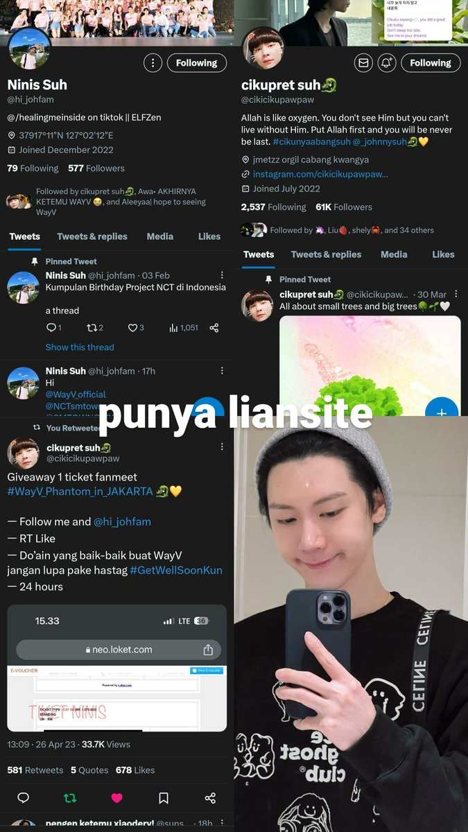 liansite's tweet photo. @cikicikupawpaw @hi_johfam banyak yg sayang sm wayv spert wayzenni menyayangi para pacar cina, comeback kedepannya SUKSESS BESARR, bisa cpet cpet adain concert tour krn aku akan maju paling depan xixi😋🤙🏻 wish me luck dehh, lopyupul kakk🙈🤍 #GetWellSoonKun https://t.co/Rj9h2qtXiY