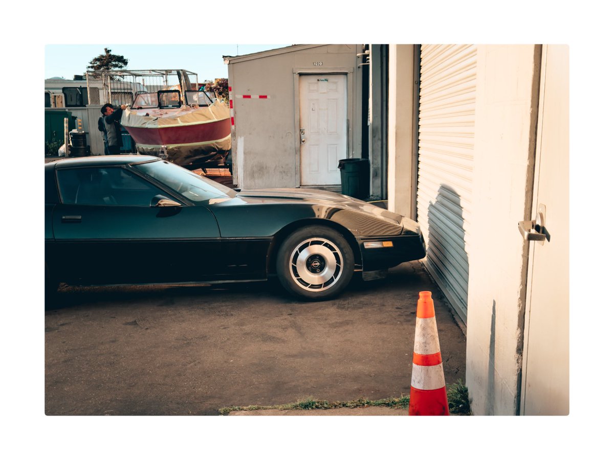 Hidden gem 
#photooftheday #corvette #californiasunset #lightroom