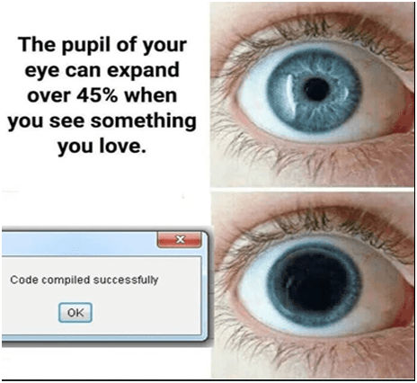 studytonight's tweet image. The feeling of joy and satisfaction when your code 💻 finally runs without any errors 💯
#programming #codinglife #programminghumor #funfact #coders #programmingmemes