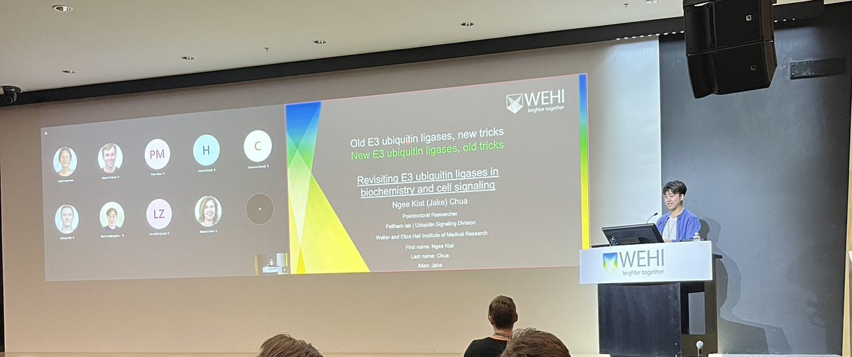 Feltham Lab (@felthamlab) on Twitter photo Great talk from <a href="/mediocre_jake/">jake</a> today talking all things E3 ligase, a favourite topic in the <a href="/FelthamLab/">Feltham Lab</a> <a href="/WEHI_research/">WEHI (Walter and Eliza Hall Institute)</a> Great talk from <a href="/mediocre_jake/">jake</a> today talking all things E3 ligase, a favourite topic in the <a href="/FelthamLab/">Feltham Lab</a> <a href="/WEHI_research/">WEHI (Walter and Eliza Hall Institute)</a>