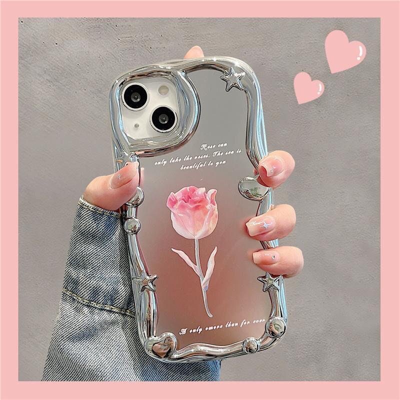 CoCo688888's tweet photo. Excited to share this item from my #etsy shop: Luxury Plating Silver Printed Flower Phone Case for iPhone 14 13 pro Max Soft Silicone shockproof Back Cover https://t.co/FlkeyvmXXj https://t.co/7gyVr4k4nc